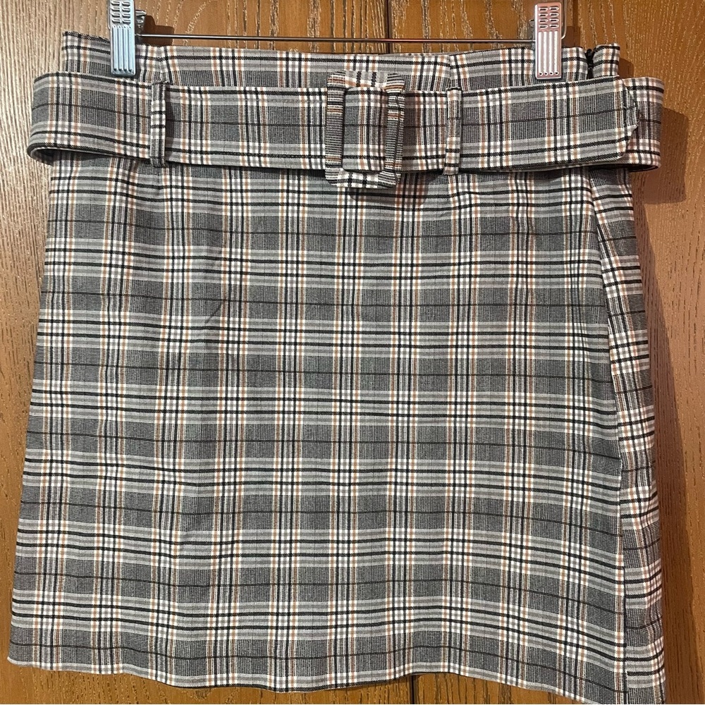 Have Plaid Mini Skirt in Black and Cream - Picture 5 of 5